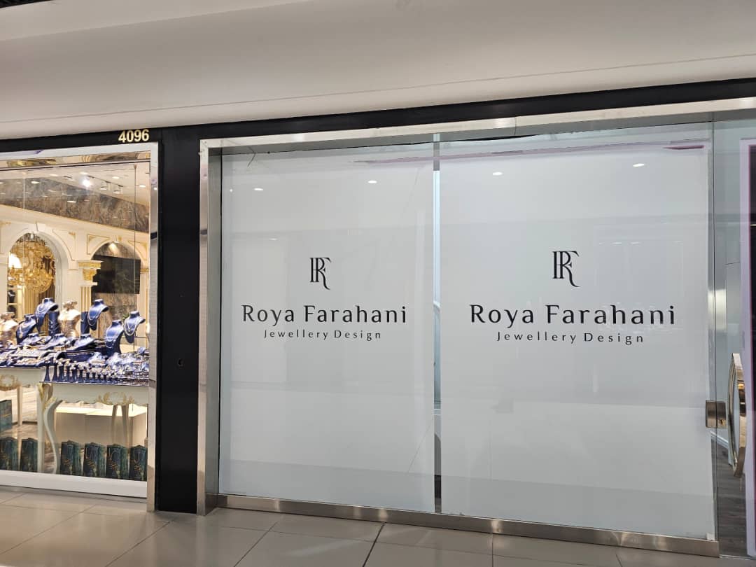 پرده شیشه سکیوریت چاپی