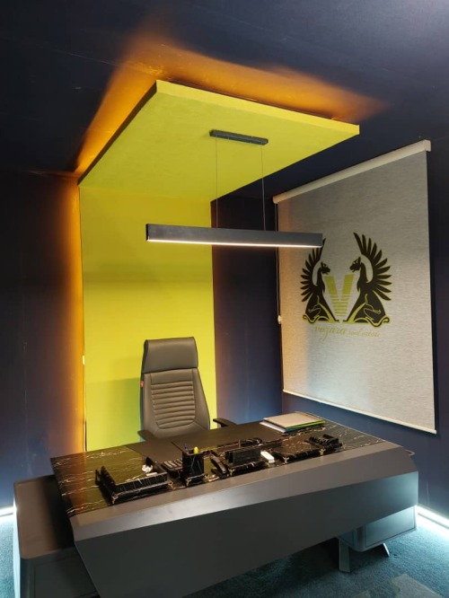  Black, Gold & Brown Theme Interior decoration design