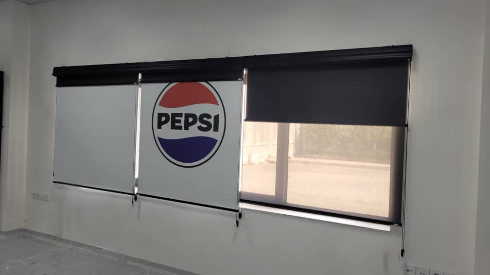 پرده اداری شید چاپی قابل شستشو